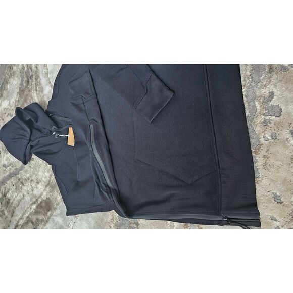 On Women's running hoodie black. Brand new with tags. Size small. Black - Picture 6 of 8